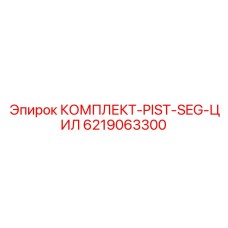 6219063300 КОМПЛЕКТ-PIST-SEG-ЦИЛ Epiroc