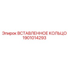 1901014293 ВСТАВЛЕННОЕ КОЛЬЦО Epiroc