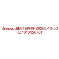 1616620701 ШЕСТЕРНЯ-ZR250-10-50HZ Epiroc