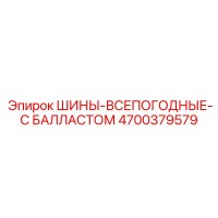 4700379579 ШИНЫ-ВСЕПОГОДНЫЕ-С БАЛЛАСТОМ Epiroc