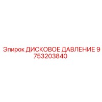 9753203840 ДИСКОВОЕ ДАВЛЕНИЕ Epiroc