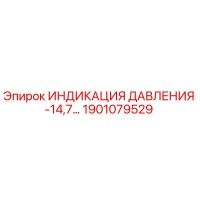 1901079529 ИНДИКАЦИЯ ДАВЛЕНИЯ -14,7… Epiroc