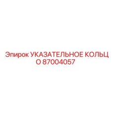 87004057 УКАЗАТЕЛЬНОЕ КОЛЬЦО Epiroc