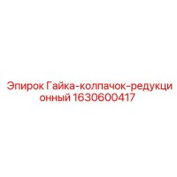 1630600417 Гайка-колпачок-редукционный Epiroc