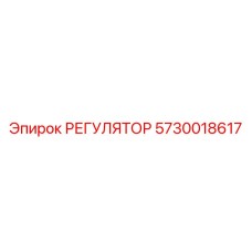 5730018617 РЕГУЛЯТОР Epiroc
