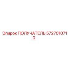 5727010710 ПОЛУЧАТЕЛЬ Epiroc