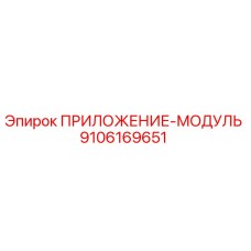 9106169651 ПРИЛОЖЕНИЕ-МОДУЛЬ - Epiroc