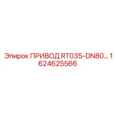 1624625566 ПРИВОД RT035-DN80 Epiroc