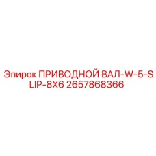2657868366 ПРИВОДНОЙ ВАЛ-W-5-SLIP-8X6 Epiroc