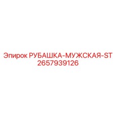 2657939126 РУБАШКА-МУЖСКАЯ-ST Epiroc