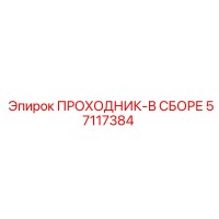 57117384 ПРОХОДНИК-В СБОРЕ Epiroc