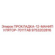 9753202816 ПРОКЛАДКА-12-МАНИПУЛЯТОР-7011TAB Epiroc