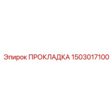 1503017100 ПРОКЛАДКА | Epiroc