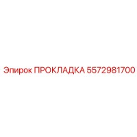 5572981700 ПРОКЛАДКА Epiroc