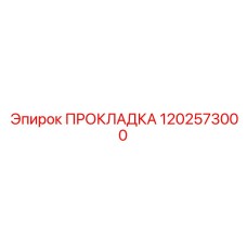 1202573000 ПРОКЛАДКА Epiroc