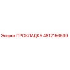 4812156599 ПРОКЛАДКА Epiroc