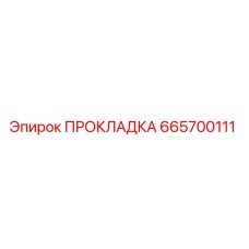 665700111 ПРОКЛАДКА Epiroc