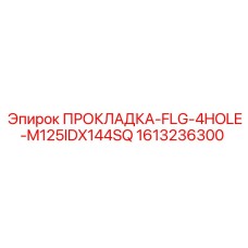 1613236300 ПРОКЛАДКА-FLG-4HOLE-M125IDX144SQ Epiroc