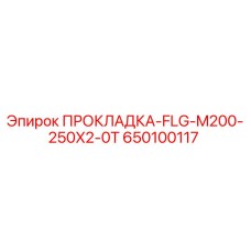 650100117 ПРОКЛАДКА-FLG-M200-250X2-0T Epiroc