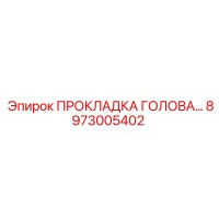 8973005402 ПРОКЛАДКА ГОЛОВА by Epiroc