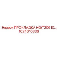 1624610336 ПРОКЛАДКА HG/T20610 Эпирок