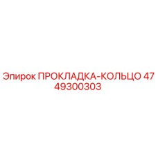 4749300303 ПРОКЛАДКА-КОЛЬЦО Epiroc