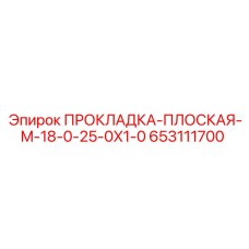 653111700 ПРОКЛАДКА-ПЛОСКАЯ-M-18-0-25-0X1-0 Epiroc