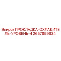 2657959934 ПРОКЛАДКА-ОХЛАДИТЕЛЬ-УРОВЕНЬ-4 Epiroc