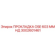 3002601461 ПРОКЛАДКА OSE 603 ММ НД Epiroc
