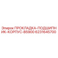 6231645700 ПРОКЛАДКА ПОДШИПНИК КОРПУС B5900 Epiroc
