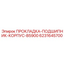 6231645700 ПРОКЛАДКА ПОДШИПНИК КОРПУС B5900 Epiroc