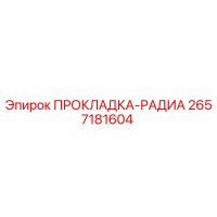 2657181604 ПРОКЛАДКА-РАДИА Epiroc