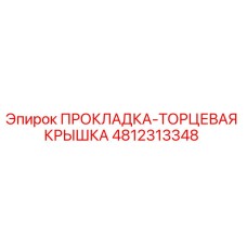 4812313348 ПРОКЛАДКА-ТОРЦЕВАЯ КРЫШКА Epiroc