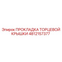 4812157377 ПРОКЛАДКА ТОРЦЕВОЙ КРЫШКИ Epiroc