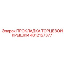 4812157377 ПРОКЛАДКА ТОРЦЕВОЙ КРЫШКИ Epiroc