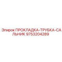 9753204289 ПРОКЛАДКА-ТРУБКА-САЛЬНИК Epiroc
