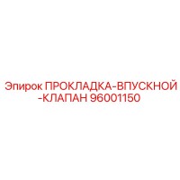 Прокладка впускного клапана 96001150 Epiroc