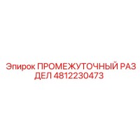 4812230473 ПРОМЕЖУТОЧНЫЙ РАЗДЕЛ Epiroc