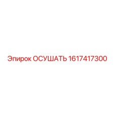 1617417300 ОСУШАТЬ Epiroc