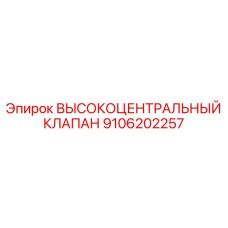 9106202257 ВЫСОКОЦЕНТРАЛЬНЫЙ КЛАПАН Epiroc