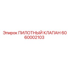 6060002103 ПИЛОТНЫЙ КЛАПАН Epiroc