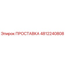 4812240808 ПРОСТАВКА Epiroc