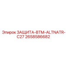 2658586682 ЗАЩИТА-BTM-ALTNATR-C27 Epiroc