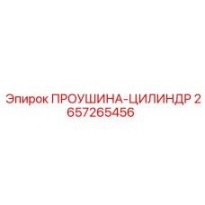 2657265456 ПРОУШИНА-ЦИЛИНДР Эпирок