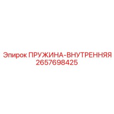 2657698425 ПРУЖИНА-ВНУТРЕННЯЯ Epiroc