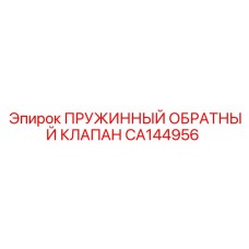 CA144956 ПРУЖИННЫЙ ОБРАТНЫЙ КЛАПАН Epiroc