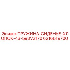 6216619700 ПРУЖИНА-СИДЕНЬЕ-ХЛОПОК-43-593V2170 Epiroc