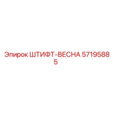 57195885 ШТИФТ-ВЕСНА Epiroc