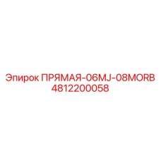 4812200058 ПРЯМАЯ-06MJ-08MORB Epiroc