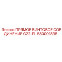 580001835 ПРЯМОЕ ВИНТОВОЕ СОЕДИНЕНИЕ G22-PL Epiroc